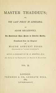 Cover of Pan Tadeusz