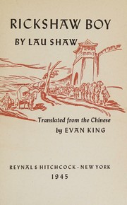 Cover of Rickshaw Boy