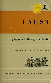 Cover of Faust