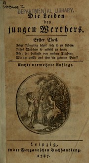 Cover of The Sorrows of Young Werther
