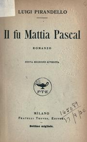 Cover of The Late Mattia Pascal