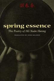 Cover of Spring Essence: The Poetry of Hồ Xuân Hương